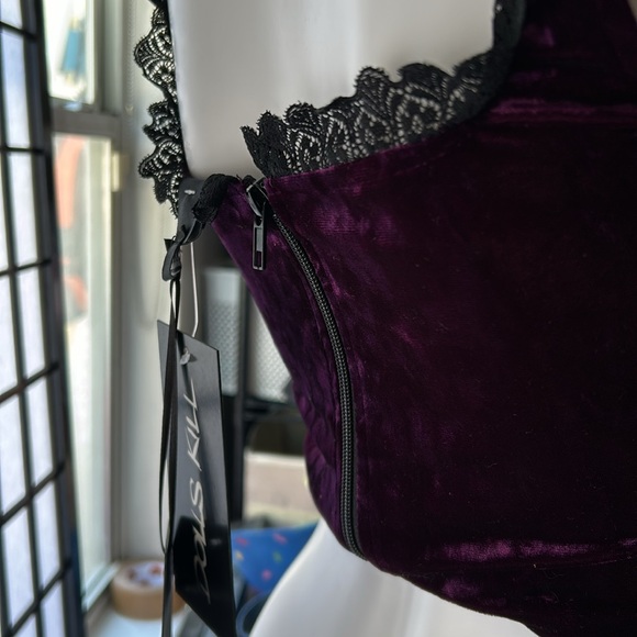 Goth corset 💜 - Picture 2 of 2